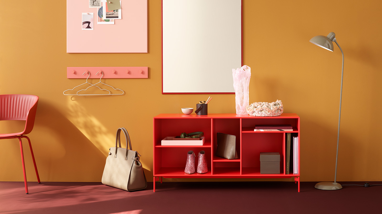 Montana Selection reolsystem i farven Rosehip