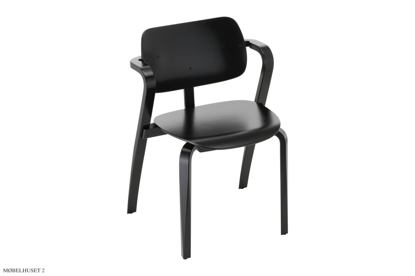Aslak Chair spisebordsstol, Sort | Artek