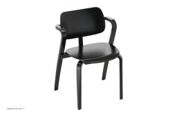 Aslak Chair spisebordsstol, Sort | Artek