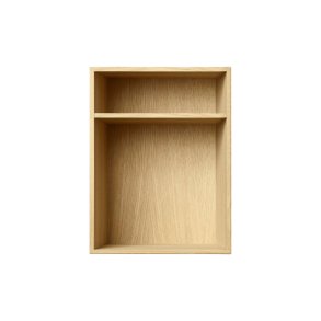 ATBO Bedside-Regal 47 x 35 mit Boden, 30 cm, Eiche matt lackiert