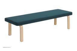 Bench 167 Bank, Birke lackiert/Stoff Preisgruppe F40 | Artek