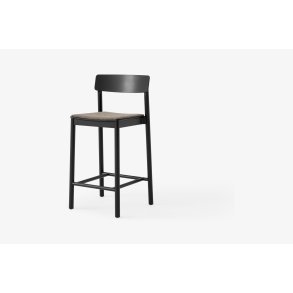 Betty TK14 & TK17 Theken- und Barstuhl, TK14 - Thekenstuhl, Esche schwarz lackiert, Fuse 0351 | &Tradition