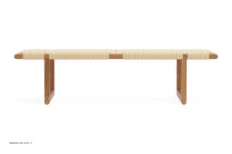 BM0489 b�nk og sofabord med papirgarn, BM0489L – 138 cm | Carl Hansen & S�n