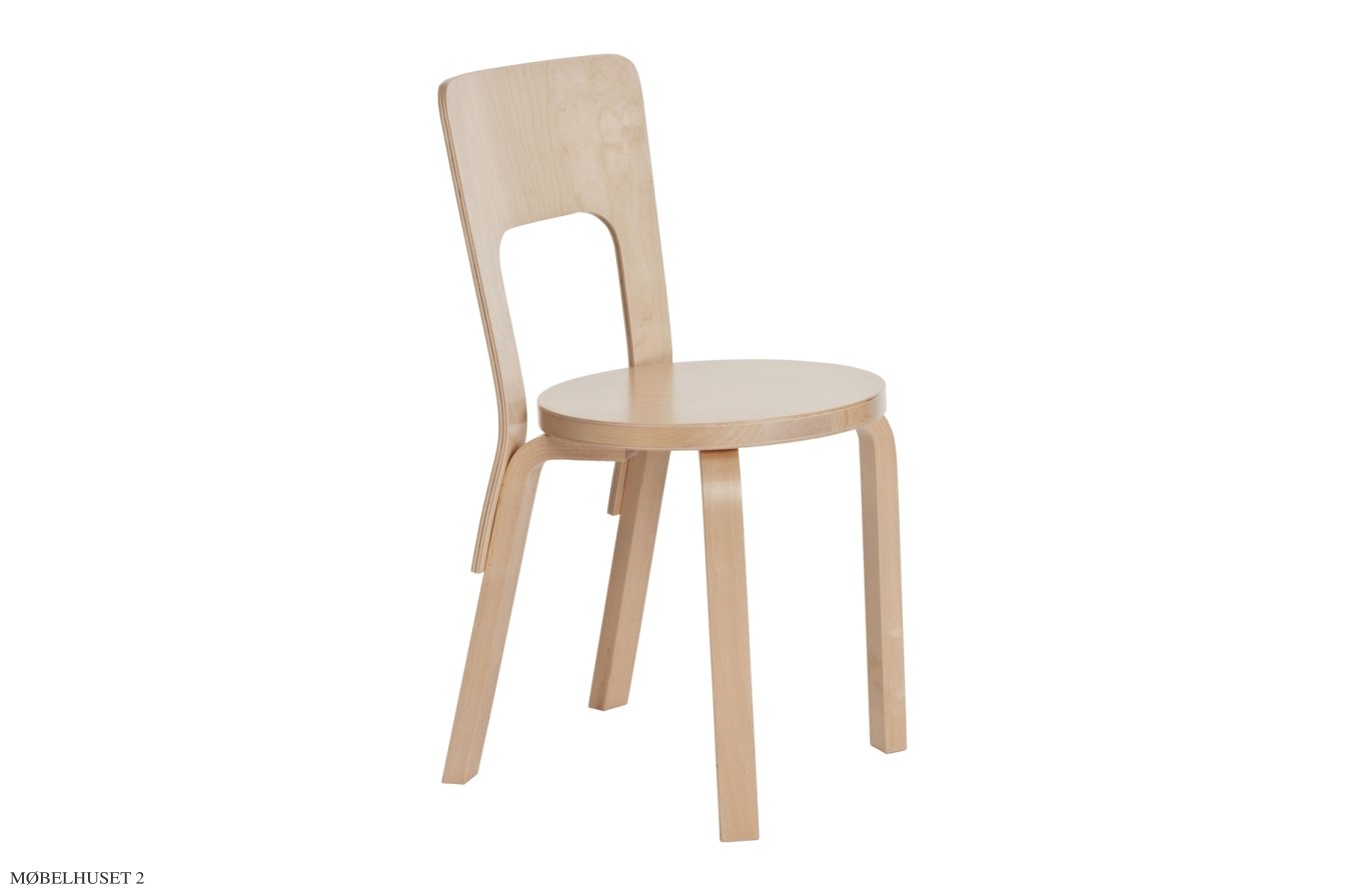 Chair 66 spisebordsstol, Birk | Artek