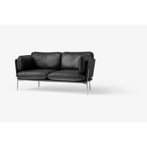 Cloud LN2 sofa, Krom, Noble anilinl�der sort | &Tradition
