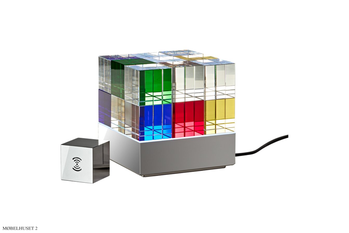 Cubelight move bordlampe, MSCL 3, S�lv | Tecnolumen