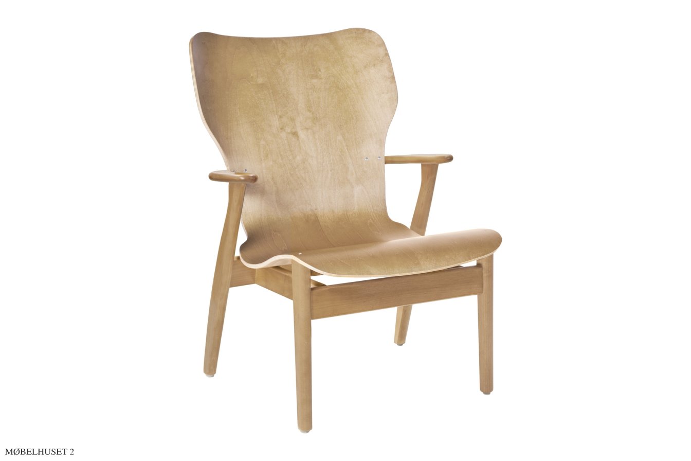 Domus Lounge Chair Sessel, Birke lackiert | Artek