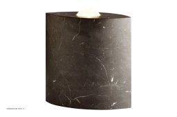 Egyptian Eye EE 86 gulvlampe, Sort marmor, mat | Tecnolumen