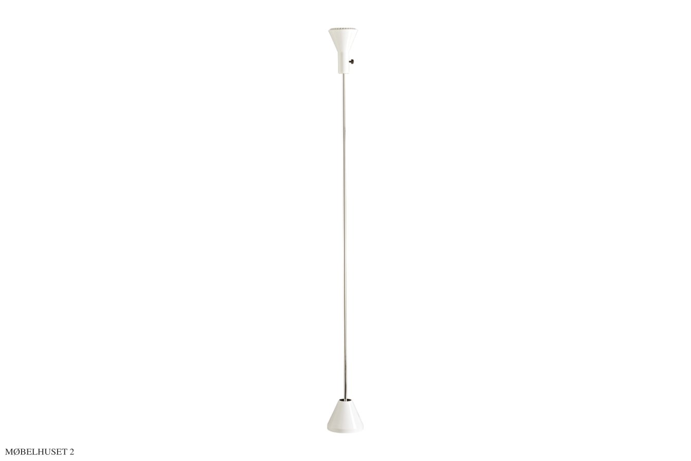 Eiermann ES 57 gulvlampe, Hvid | Tecnolumen