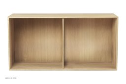 FK63 Tiefes Regal, Tiefes Regal 56 � 112 cm (liegend), Eiche ge�lt | Carl Hansen & S�n
