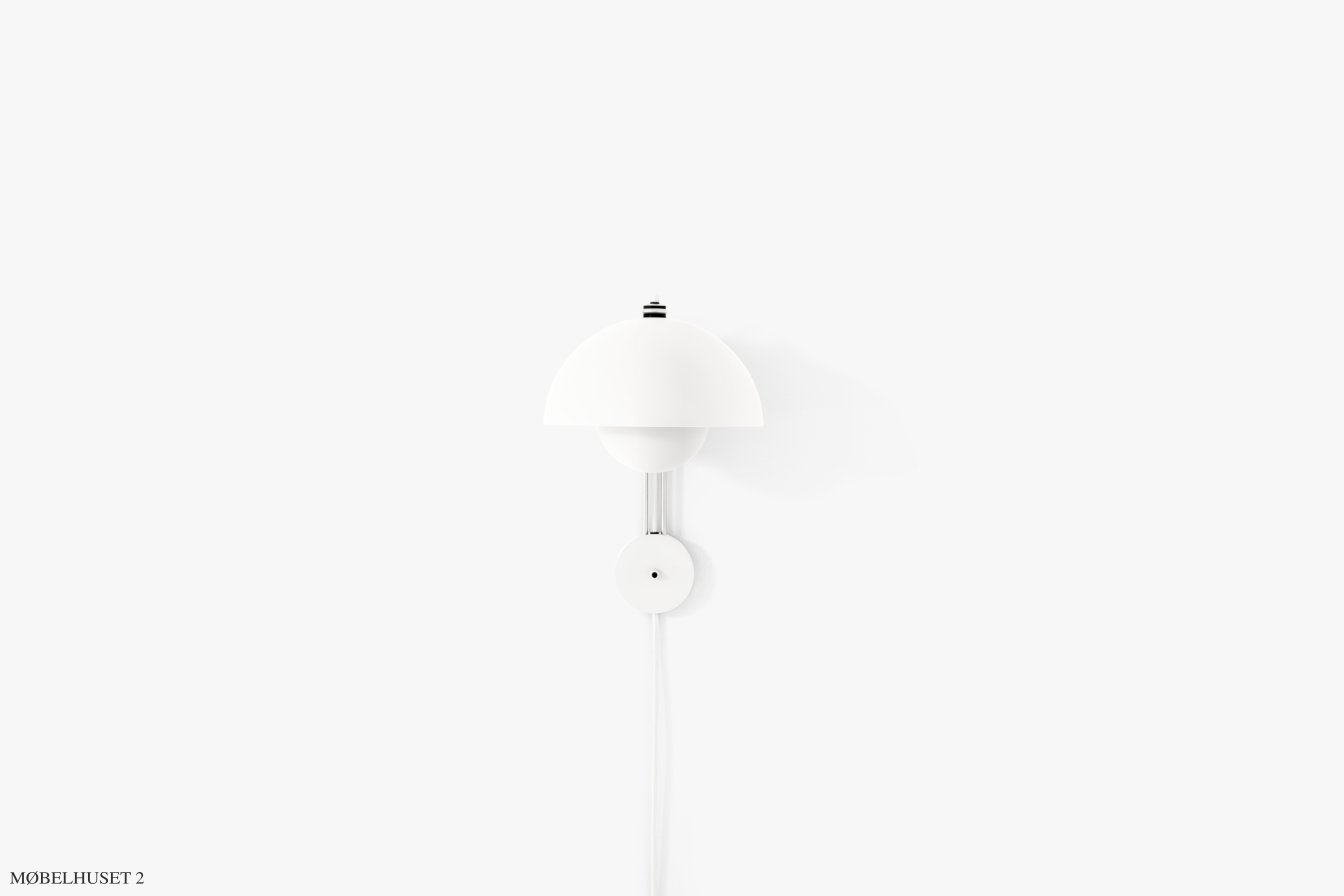 Flowerpot VP8 Wandleuchte, Matt White | &Tradition