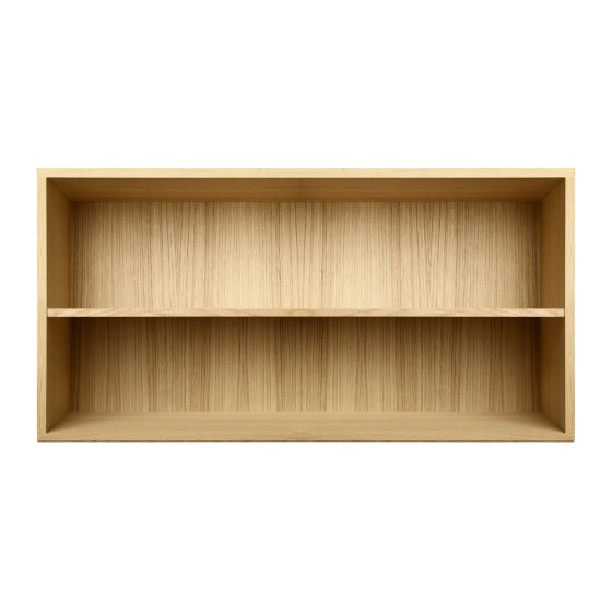 ATBO | Halv reol vandret 35 x 70 med hel hylde