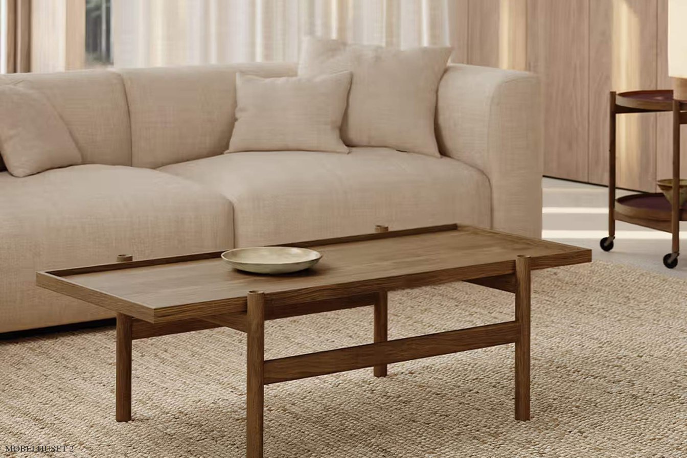 HB Coffee Table rektangul�r, R�uchereiche ge�lt | Brdr. Kr�ger