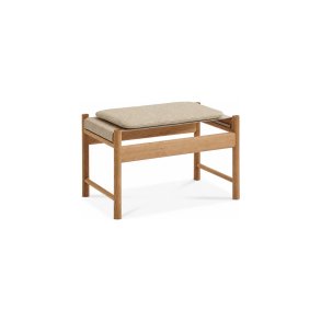 HB Stool, Eg olieret, Stof | Cream (Kvadrat Moss) | Brdr. Kr�ger