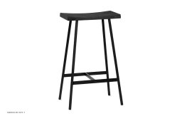HC2 Barstol, H65 cm, Esche schwarz matt lackiert | Andersen Furniture
