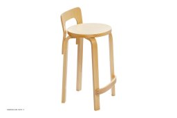 High Chair K65 barstol, Birk | Artek