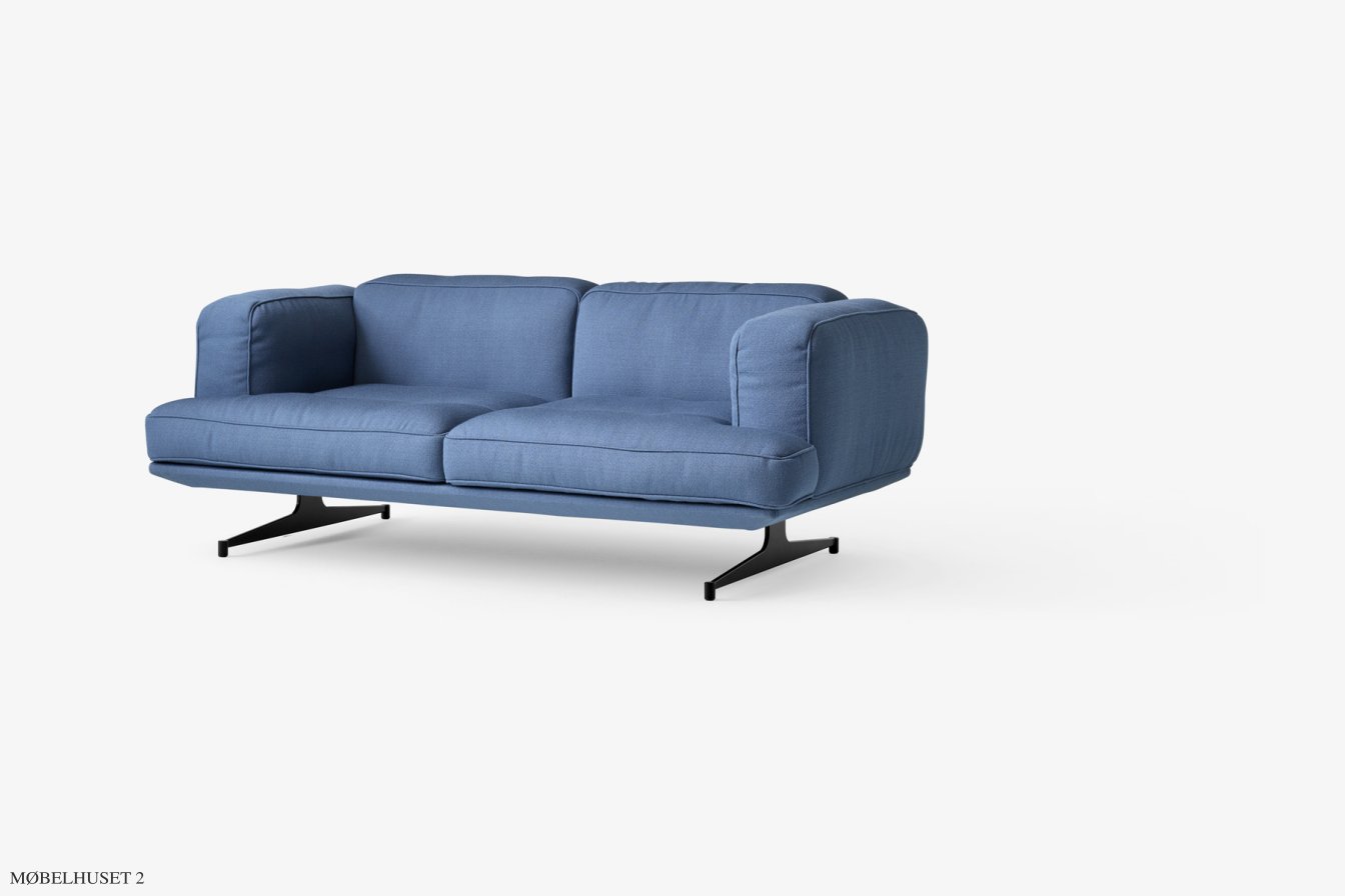Inland AV22 Sofa, Warm Black, Vidar 733 | &Tradition