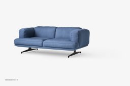 Inland AV22 Sofa, Warm Black, Vidar 733 | &Tradition