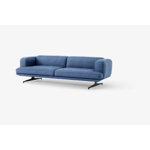 Inland AV23 sofa, Warm Black, Vidar 733 | &Tradition