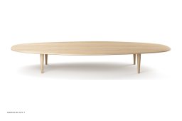 Jari Low Tables, Ellipse 180x80, Eiche ge�lt | Brdr. Kr�ger
