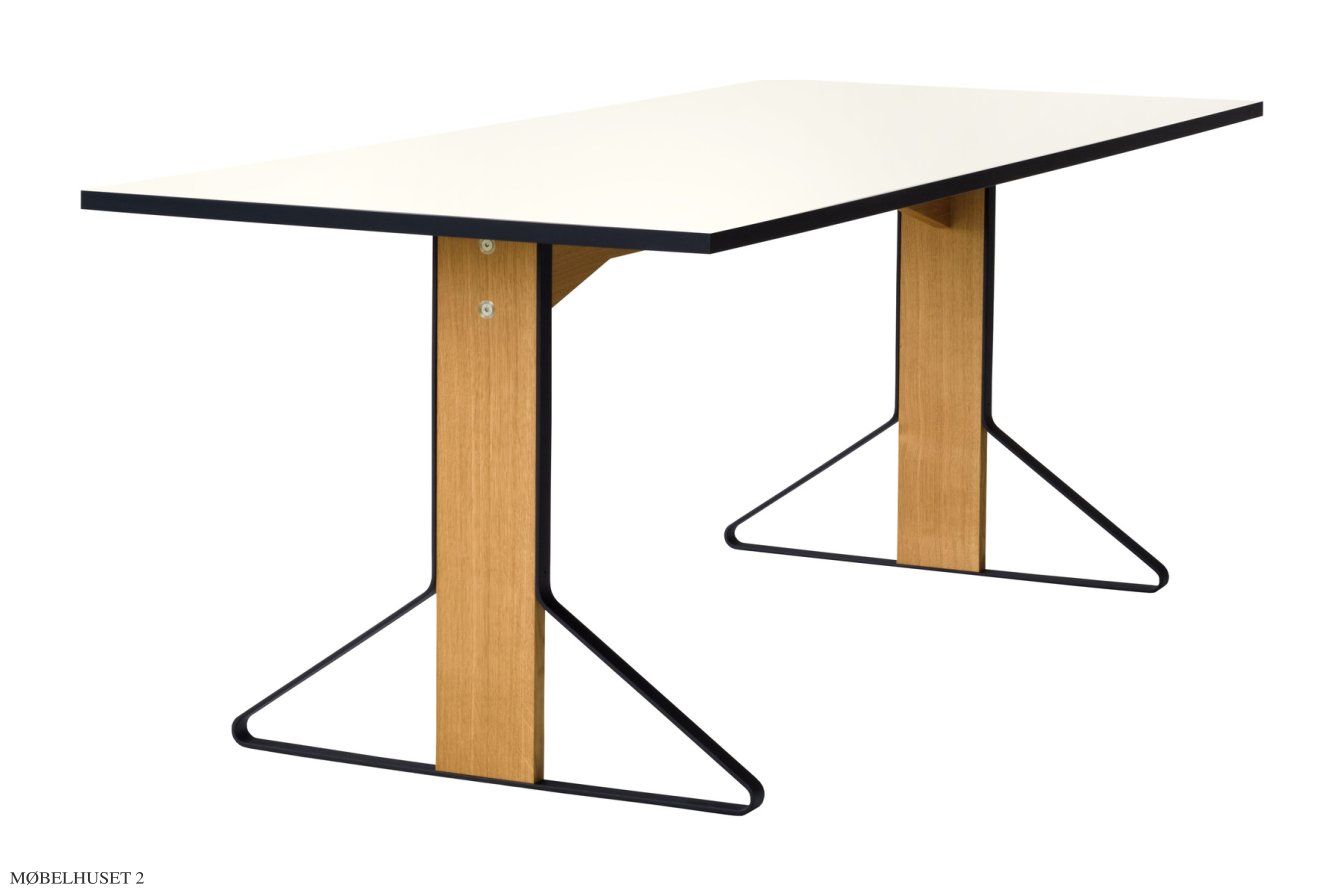 Kaari Table REB 001 Tisch, Wei� HPL/Eiche natur | Artek