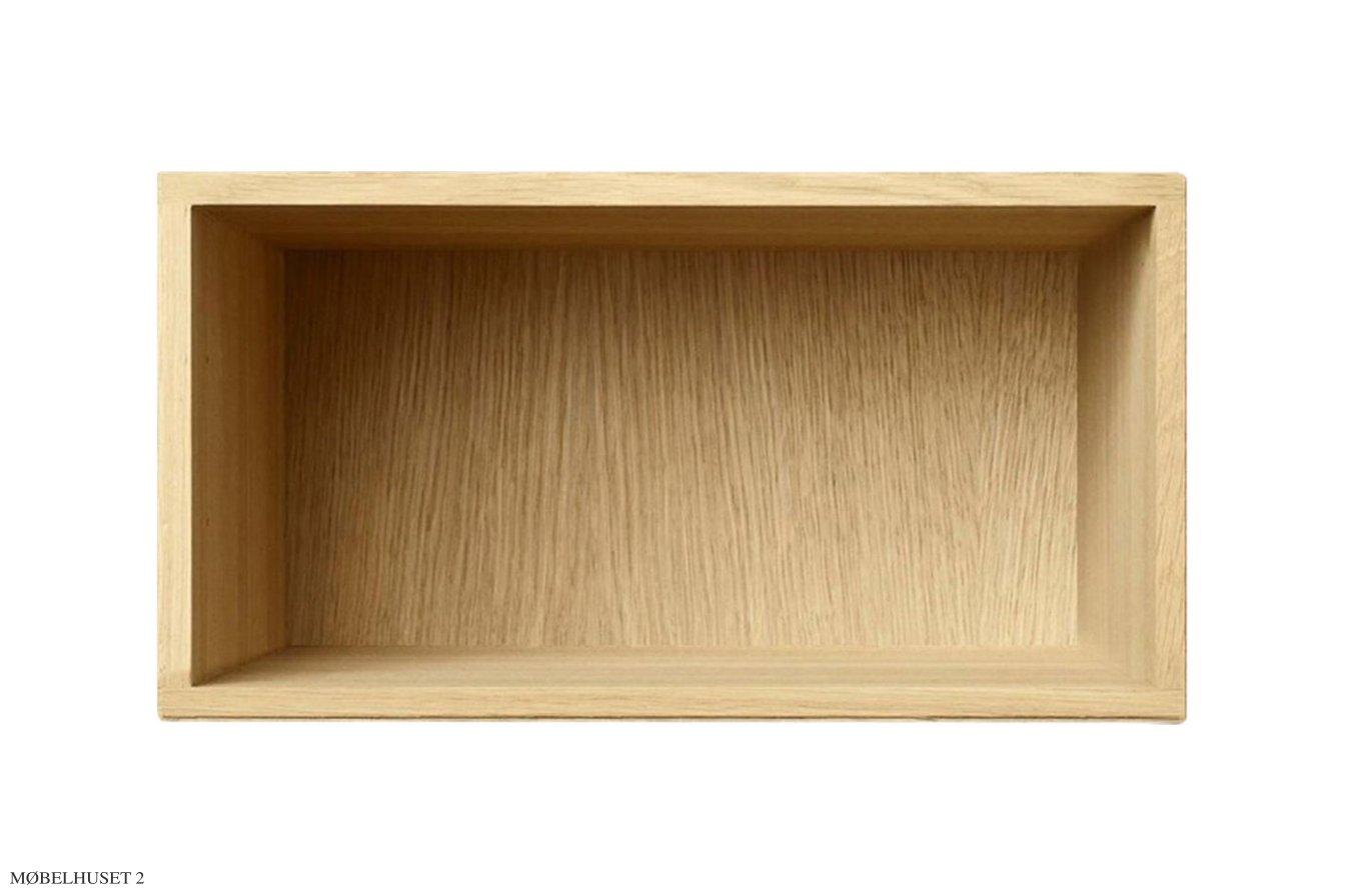 ATBO Kvart hallway reol 18 x 35, 21 cm, Eg mat lak