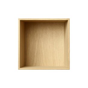 ATBO Viertel-Regal 35 x 35, 21 cm, Eiche matt lackiert