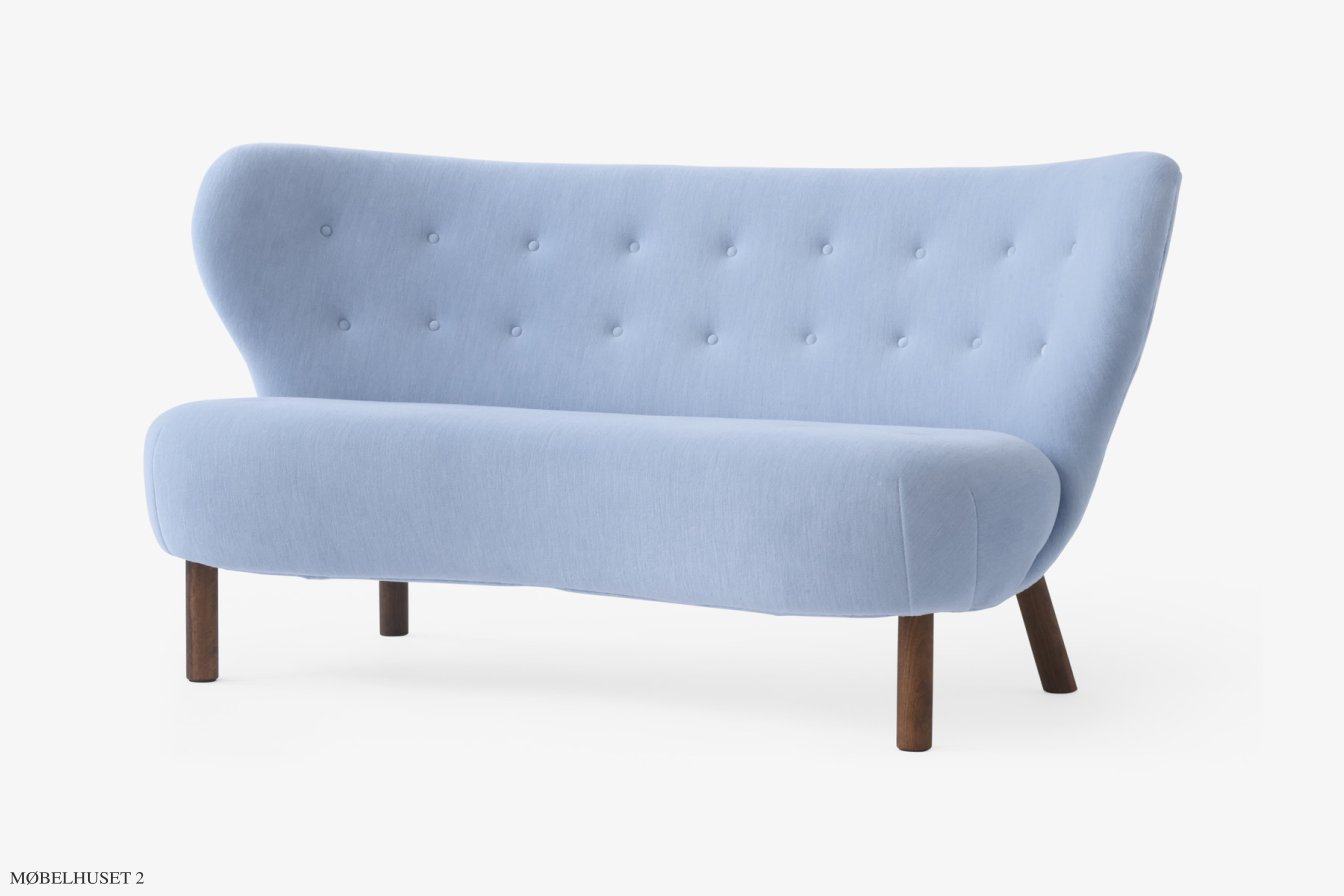Little Petra VB2 Sofa, Walnuss ge�lt, Gentle 0733 | &Tradition