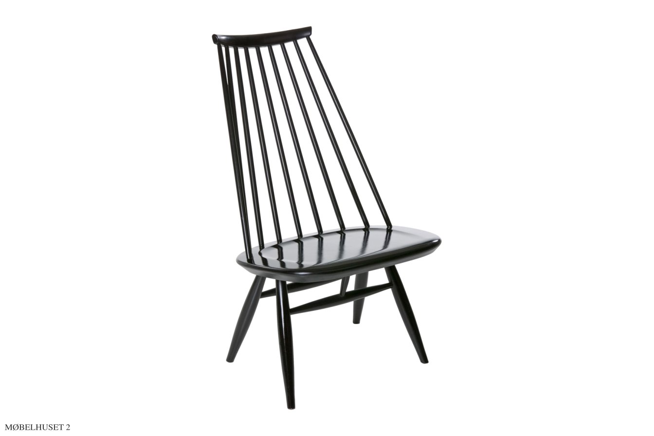 Mademoiselle Lounge Chair Sessel, Schwarz lackiert | Artek