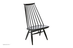 Mademoiselle Lounge Chair Sessel, Schwarz lackiert | Artek