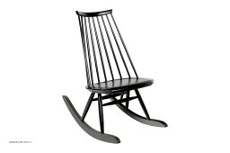 Mademoiselle Rocking Chair Schaukelstuhl, Schwarz lackiert | Artek
