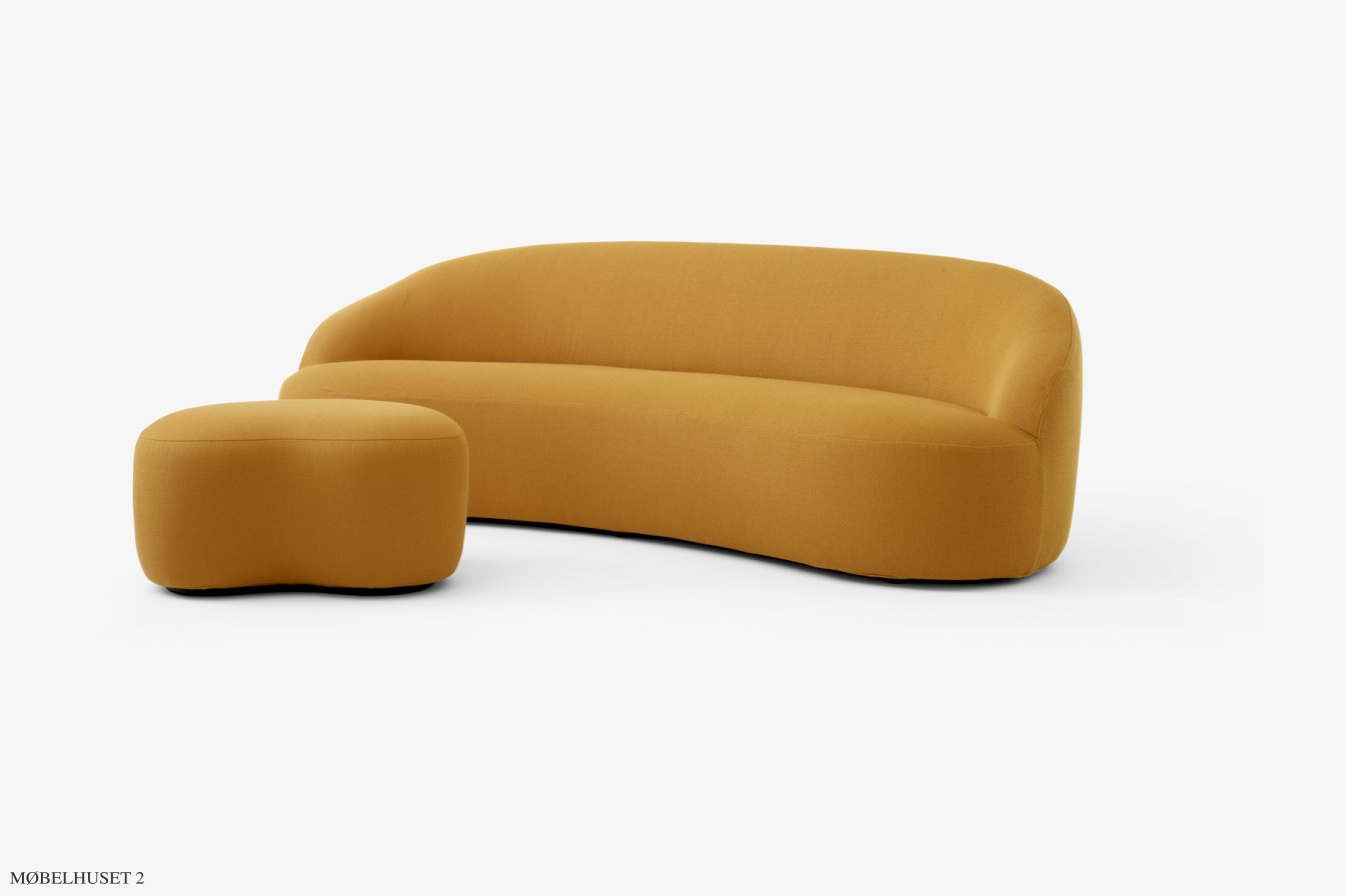 Margas LC5 Pouf, Schwarz, Vidar 0472 | &Tradition