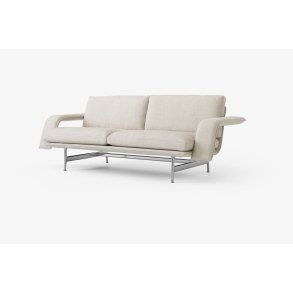 Meantime AV30 sofa, Poleret aluminium, Ecriture 0210 | &Tradition