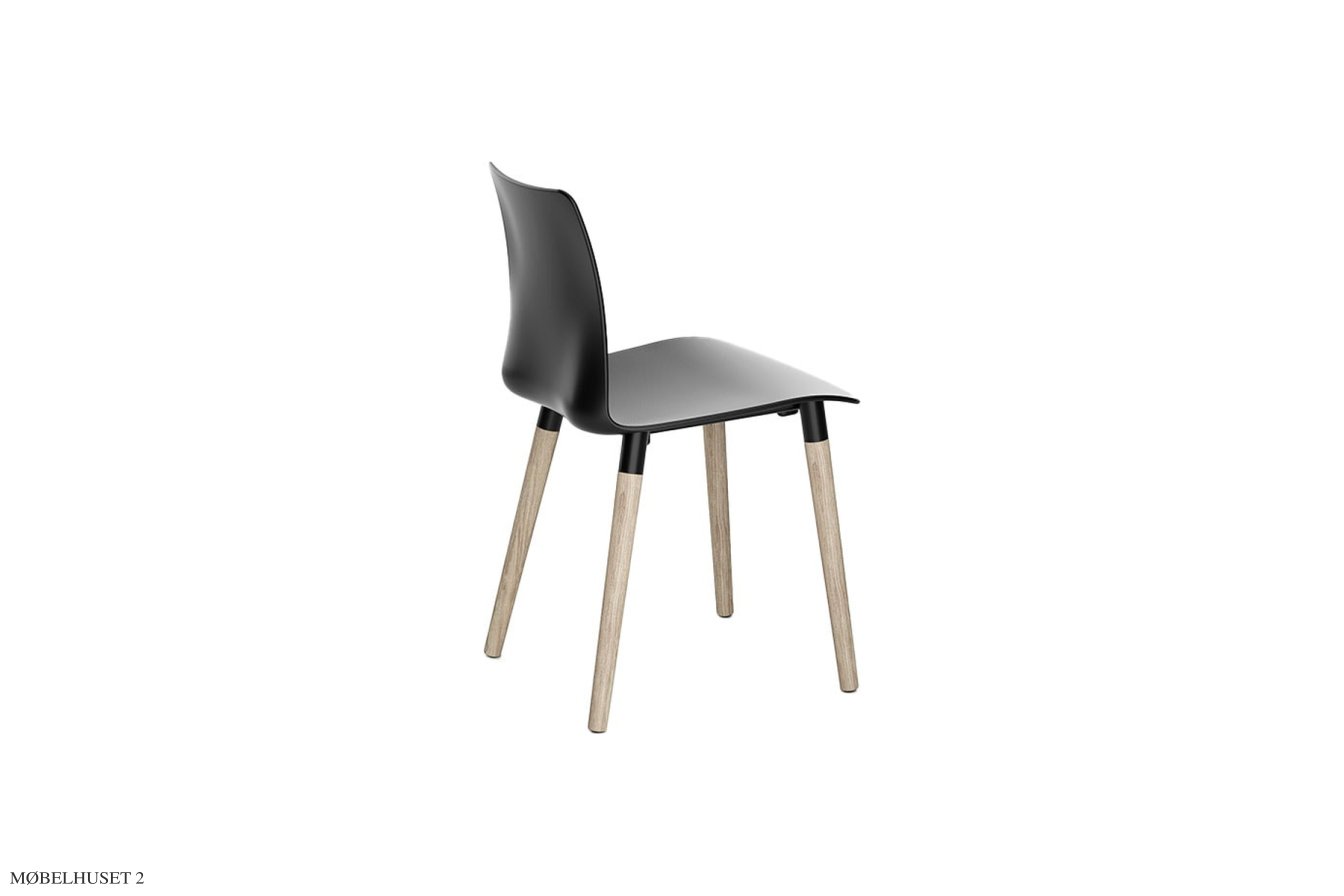 Mood Wood Stol, Schwarz, Eiche wei� pigmentiert matt lackiert | Andersen Furniture