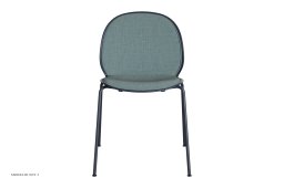 N02 Recycle N02-10 Stuhl, Frontpolster, Dark Blue | Fritz Hansen