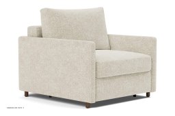 Neah Slim Schlafsofa, Sessel (80 cm), Taura Off White 357 | Innovation Living