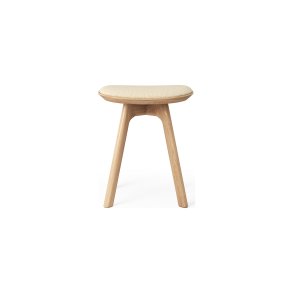 Pauline skammel, Eg olieret, Stof | Cream (Kvadrat Moss) | Brdr. Kr�ger