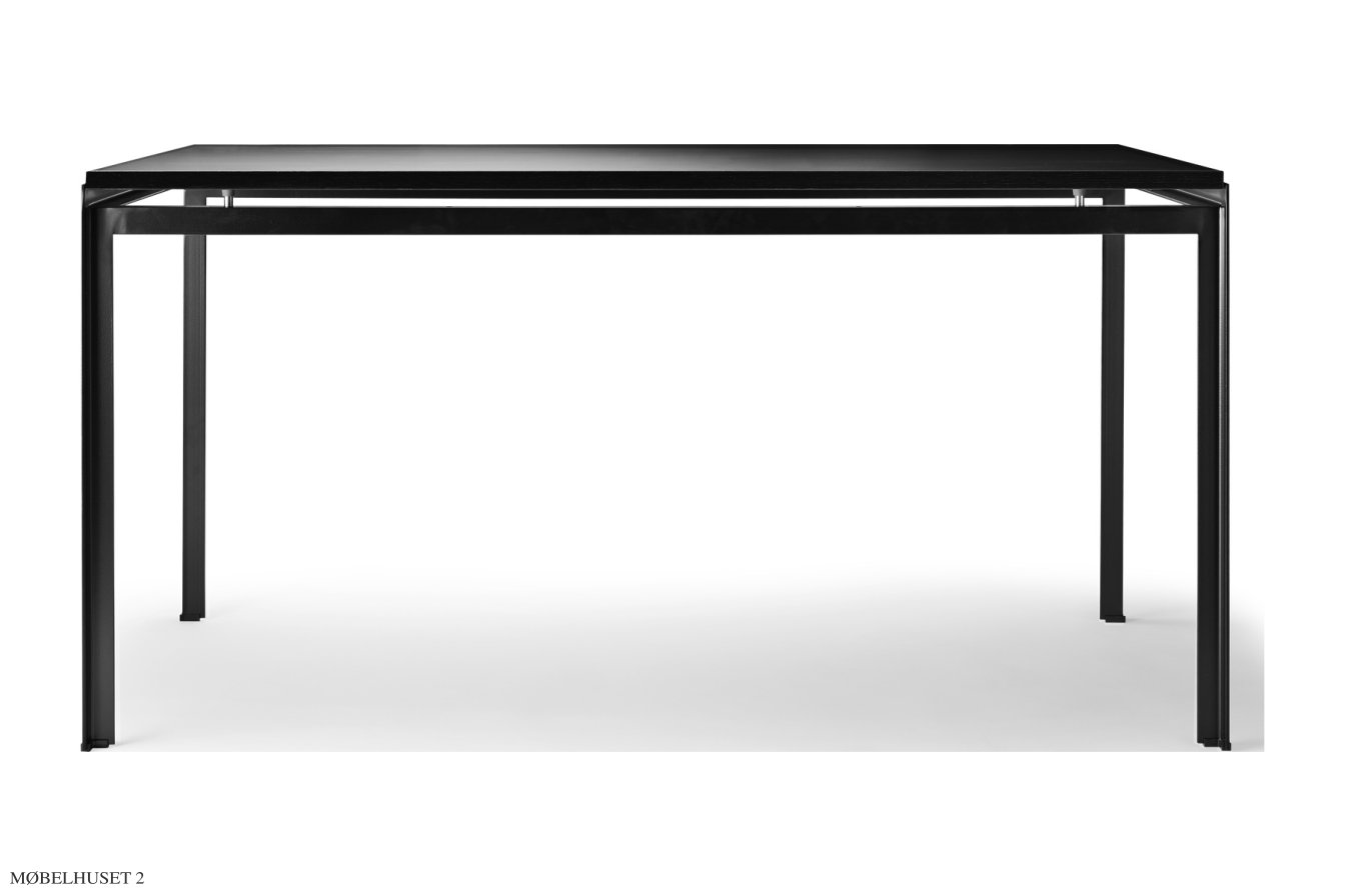 PK52 Professorbord, eg sort, uden skuffemodul | Carl Hansen & S�n