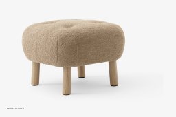 Pouf ATD1 Bank f�r Little Petra, Eiche, Barnum 004 | &Tradition