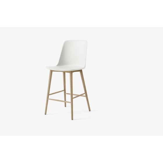 Rely HW128 Thekenhocker mit Kunststoffschale | &Tradition