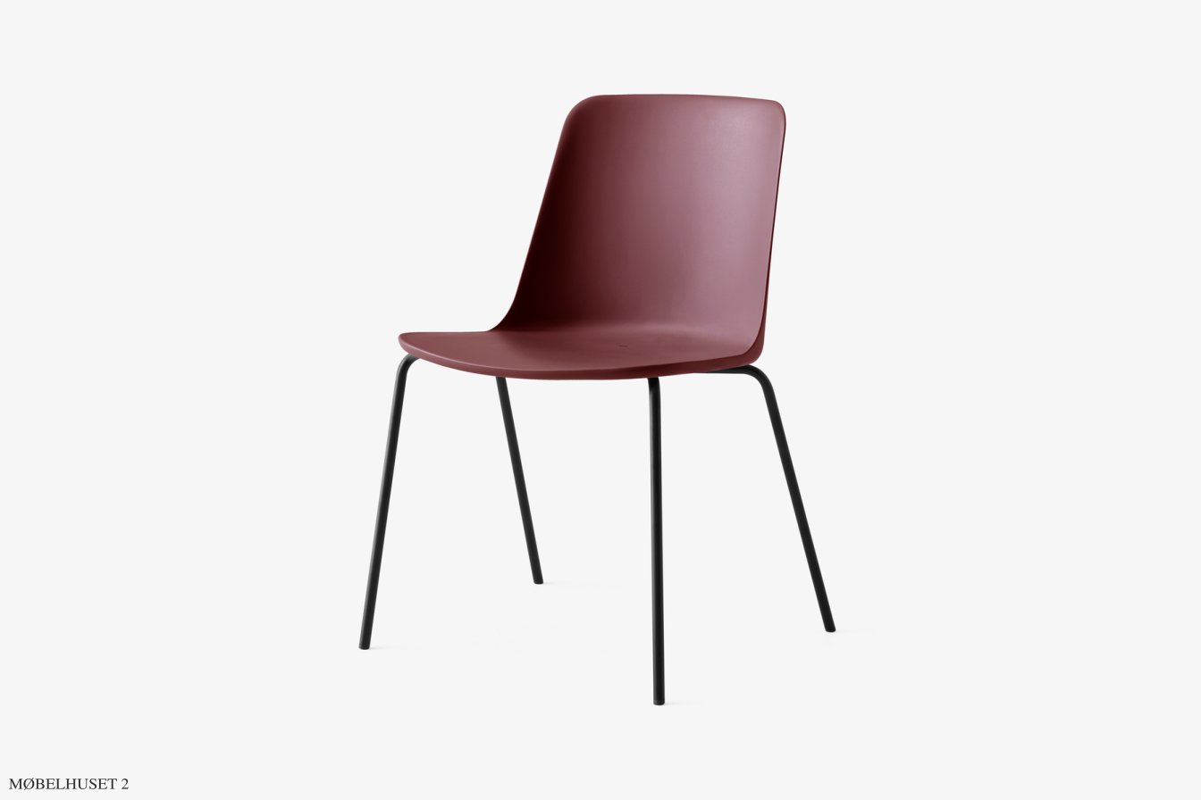 Rely HW138 Stuhl, Red Brown Black | &Tradition