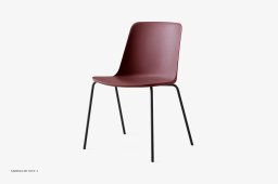 Rely HW138 Stuhl, Red Brown Black | &Tradition