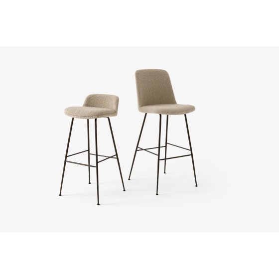 Rely HW89 Thekenhocker gepolstert mit Sitzkissen | &Tradition