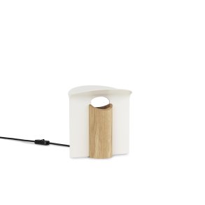 RF200 Petal Lamp, Gestell aus ge�lte Eiche mit wei�e Schirme | Carl Hansen & S�n