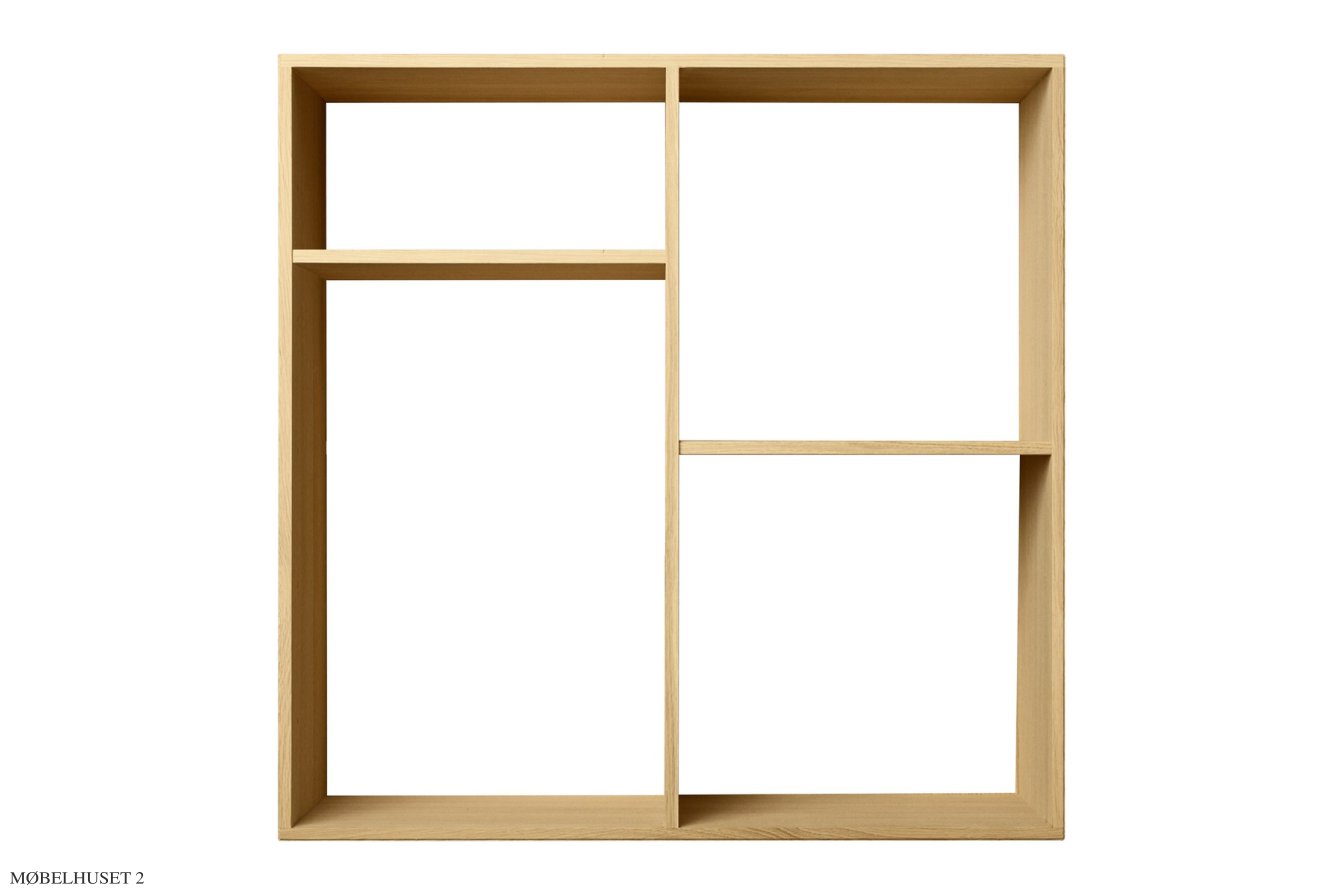 ATBO Raumteiler 70 x 70, Eiche matt lackiert