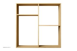 ATBO Raumteiler 70 x 70, Eiche matt lackiert