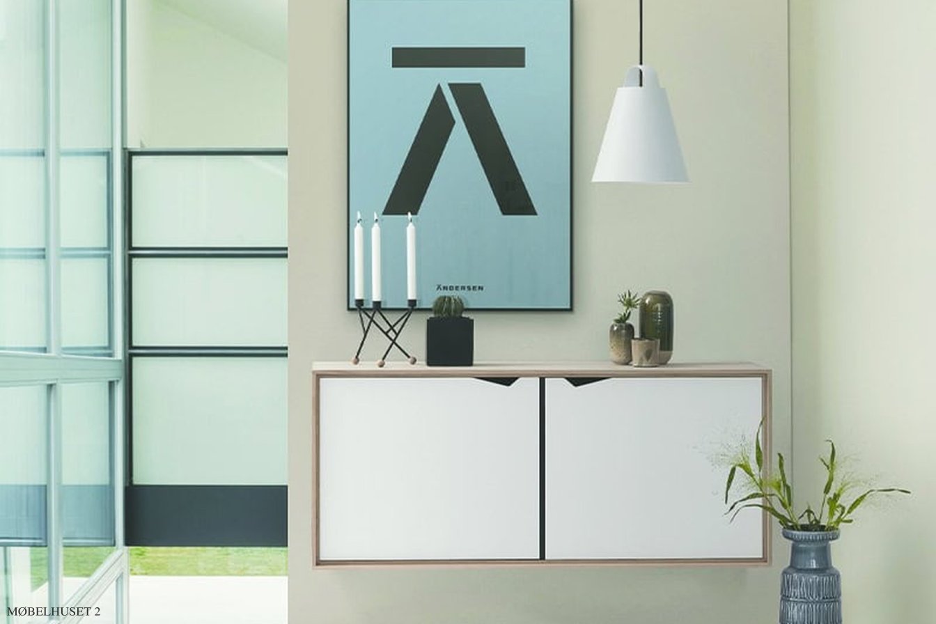S2 Reol, 2 T�ren – Alpino, Eiche geseift | Andersen Furniture