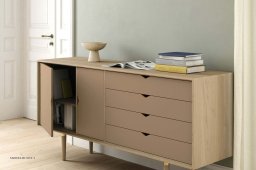 S6 Sideboard, Kashmir, Eiche geseift | Andersen Furniture