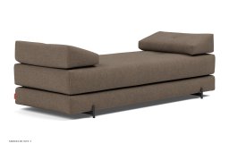 Sigmund Daybed, Indu – schwarze Metallbeine, Esina Cedar Brown 411 | Innovation Living