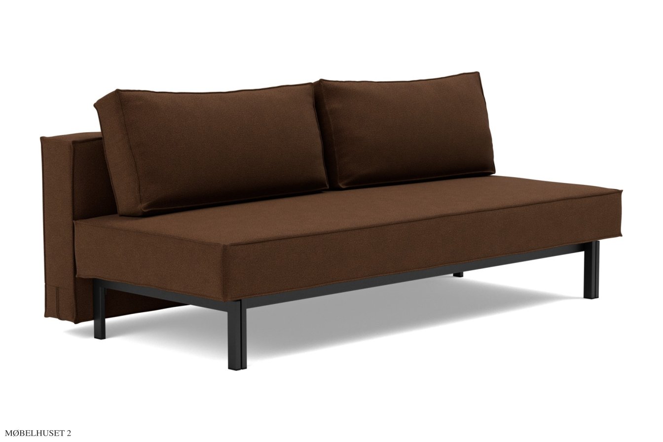 Sly sovesofa, Sly – sorte metalben, Taura Cappuccino 359 | Innovation Living